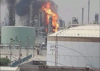 Cháy lớn tại nhà máy lọc dầu lớn nhất Kuwait